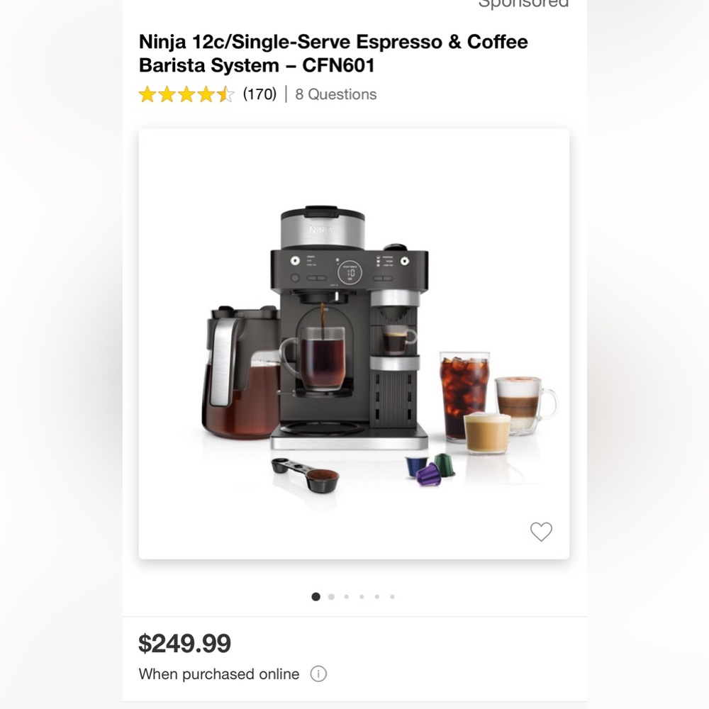 Ninja Espresso & Coffee Machine